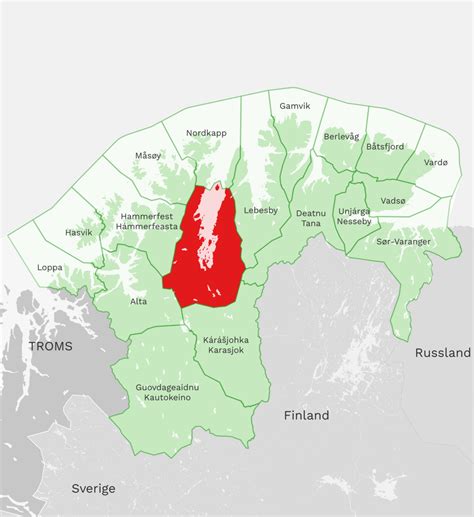 Porsanger Kommune I Finnmark Store Norske Leksikon