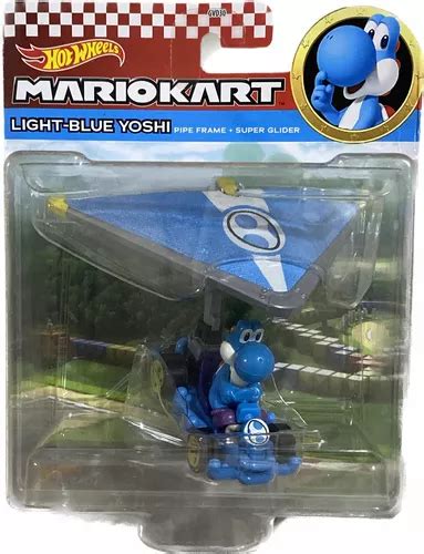 Hot Wheels Mario Kart Yoshi Azul Pipe Frame S Per Glider Meses Sin