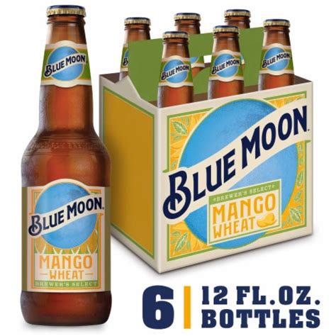 Blue Moon Mango Wheat Ale Beer, 6 bottles / 12 fl oz - Kroger