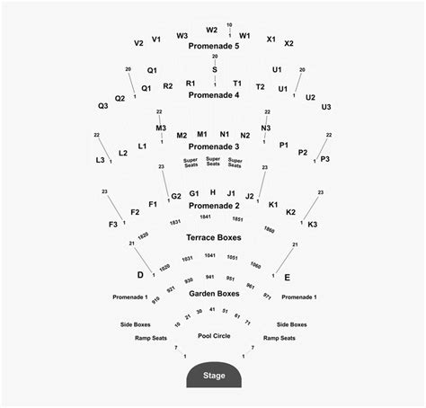 Hollywood Bowl Detailed Seating Chart With Seat Numbers – Two Birds Home