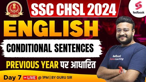 SSC CHSL 2024 English CONDITIONAL SENTENCES SSC CHSL English