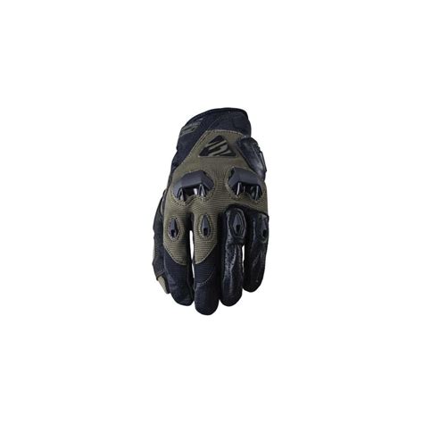 Five Stunt Evo Gloves Black Khaki