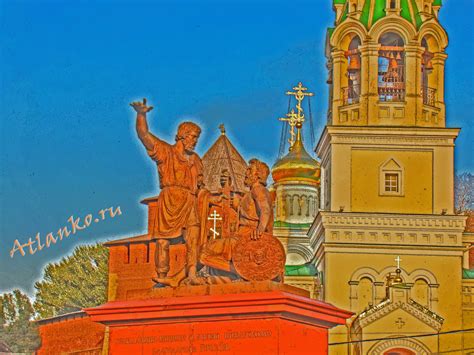 Памятник Минину и Пожарскому в Нижнем Новгороде / Обои на рабочий стол ...