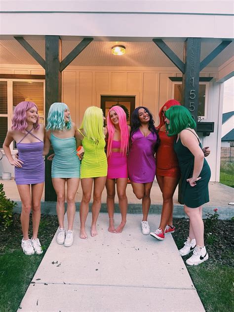 Colored Wig Party In 2023 Bachelorette Outfit Themes Bachelorette