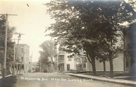 1922 Main Street Looking South Mansonville Quebec H556 Canada