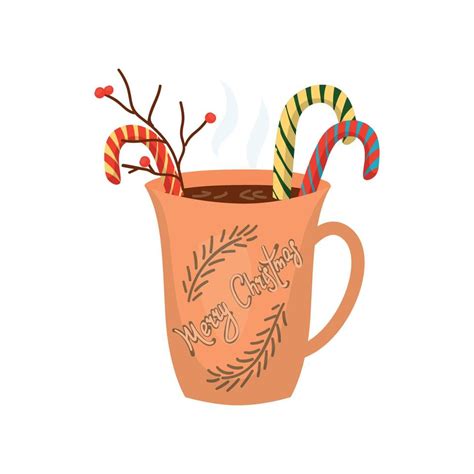 Christmas Hot Drink Vector Art At Vecteezy
