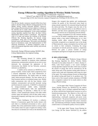 Paper 3 Energy Efficient Bee Routing Algorithm In Wireless Mobile PDF