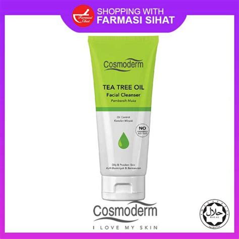 Cosmoderm Tea Tree Oil Facial Cleanser 125 Ml Shopee Malaysia