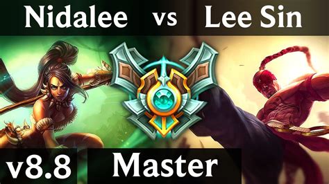 Nidalee Vs Lee Sin Jungle Godlike Kda Korea Master