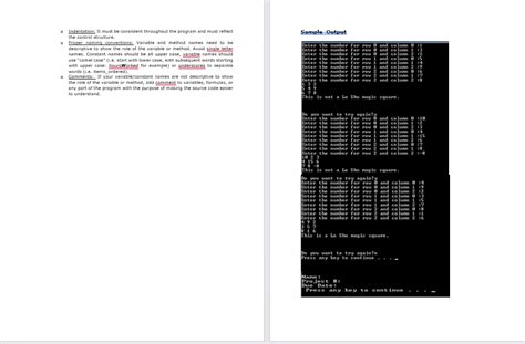 Solved CMSC 140 Programming Project 5 Magic Square Write Chegg