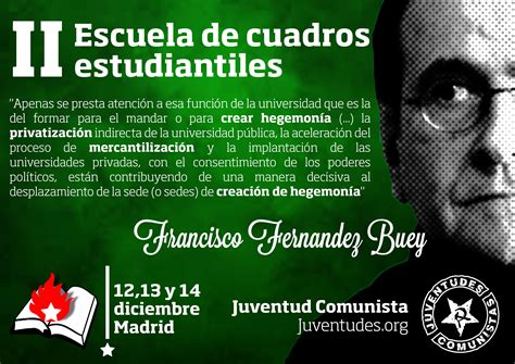 II escuela de cuadros estudiantiles Francisco Fernández Buey