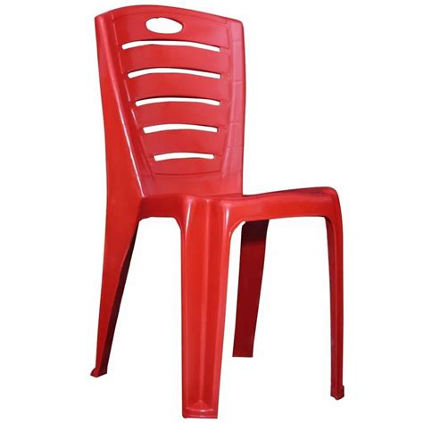 Red Armless Plastic Chair At Rs Armless Plastic Chairs In Giridih