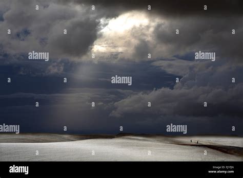 Sand Dune And Landscape Of Len Ois Maranhenses Barreirinhas Maranh O