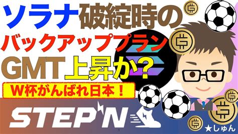 Stepn（ステップン）ソラナネットワーク破綻時のバックアッププラン！年末にかけgmt上昇か？〜サッカーw杯頑張れ日本！ 仮想通貨・nft