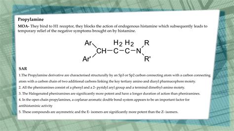 H And H Receptor Antagonist Pptx