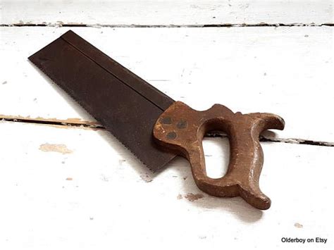 Vintage Handsaw Rusty Old Saw Vtg Hand Saw Collectible Vtg Etsy Uk