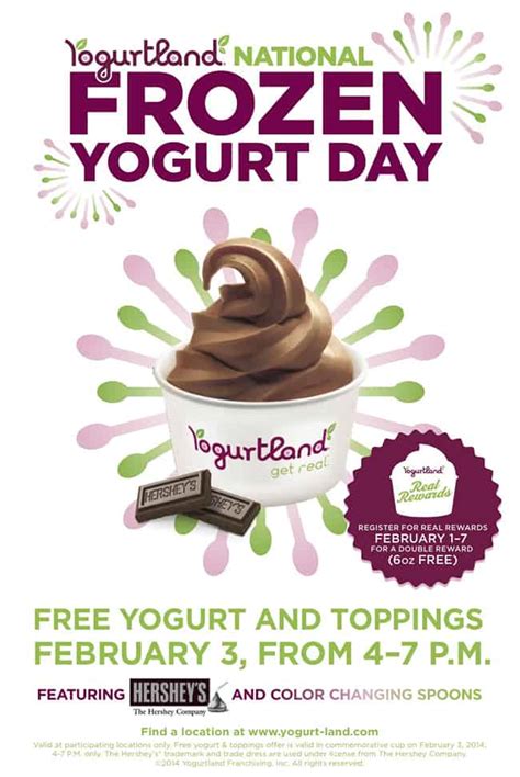 Free Yogurtland for National Frozen Yogurt Day | Giveaway