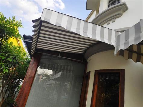 Residential Polyester Awning Shape Rectangular At Rs 190 Square Feet