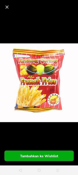 Jual Kentang Goreng 2000 French Fries Satuan 10 Gram Di Lapak