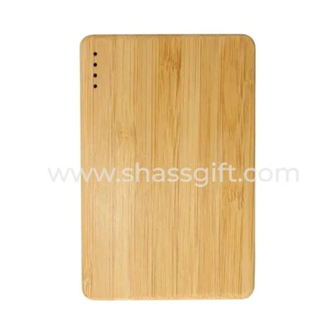 Bamboo Powerbank Mah Type C Input And Output