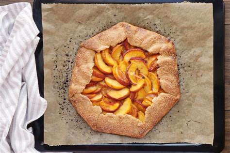 Fresh Peach Crostata Recipe - Cook.me Recipes