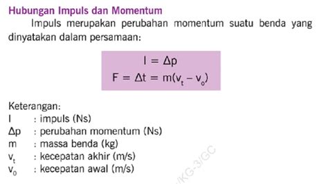 Memahami Rumus Impuls Dan Momentum Beserta Contoh Soalnya Nasional