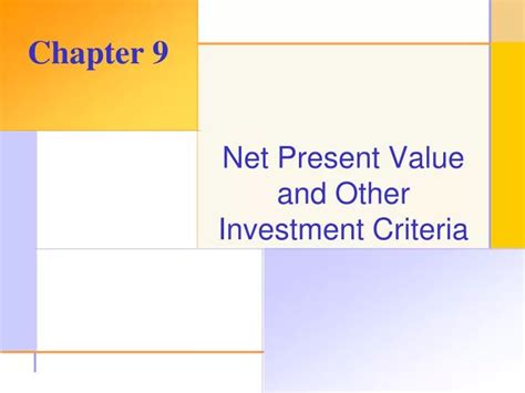 Ppt Net Present Value And Other Investment Criteria Powerpoint