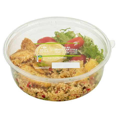 Bon Appétit Salad Moroccan Style Poulet Semoule Crudités 300 g