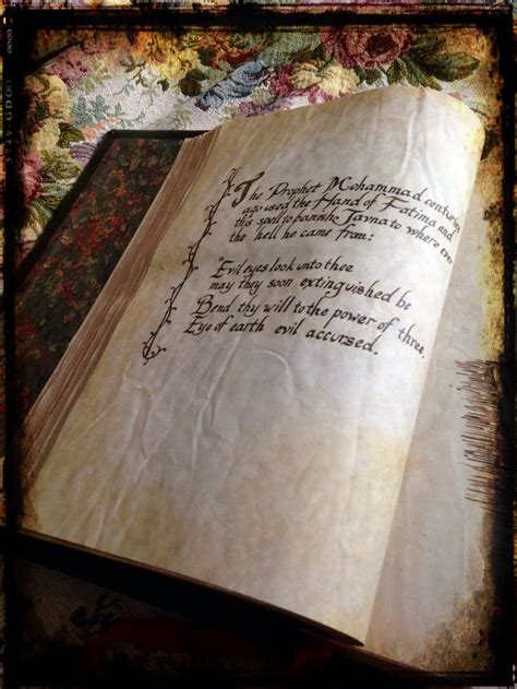 The Hand Of Fatima Charmed Bookofshadows Charmedbos Prescottmanor