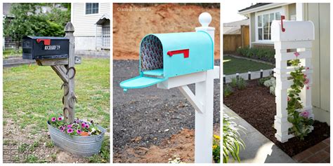 Easy Diy Mailbox Designs Decorative Mailbox Ideas