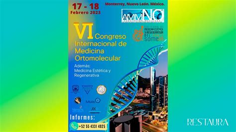 Invitación Para El Sexto Congreso Internacional De Medicina Y Nutrición