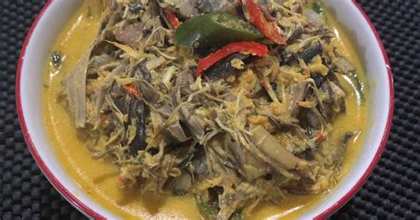 Resep Gulai Jantung Pisang Rebon Oleh Rap S Kitchen Cookpad