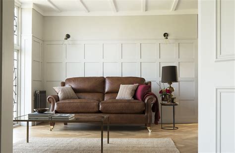 Parker Knoll Henley Large 2 Seater Sofa 2 X Scatters Material Things