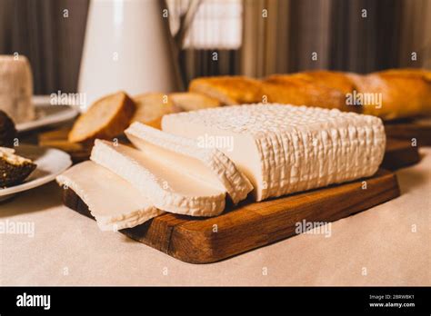 Goat Cheese Traditional Organic Product Stock Photo Alamy