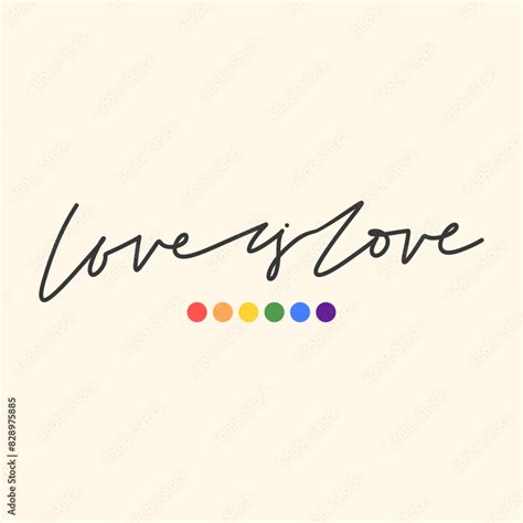 Love is love in Pride month, LGBTQ+ flat style symbols with pride flags, gender signs, rainbow ...