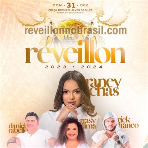 Barra da Estiva Réveillon 2024 shows na Praça Rochael Alves