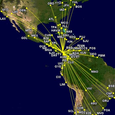 Copa Route Map