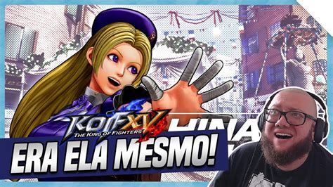 REVELADA HINAKO SHIJO EM KOF XV REACT YouTube