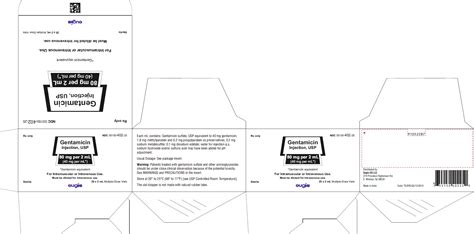 Dailymed Gentamicin Injection Solution