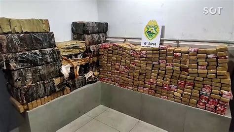 Pelot O De Choque Da Pm Apreende Mais De Quilos De Maconha Em