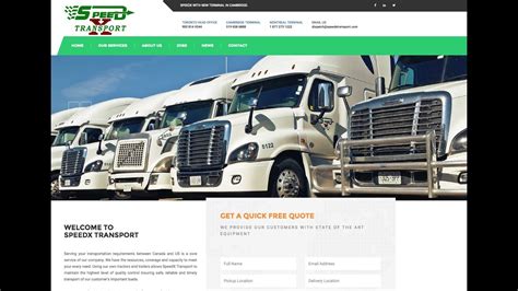 Speedx Transport Inc Named Best Cargo Transport Company Uscanada