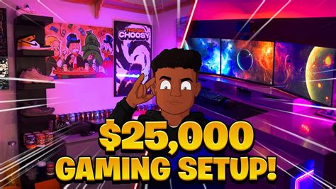 MY NEW 25 000 GAMING SETUP ROOM TOUR 2021 YouTube