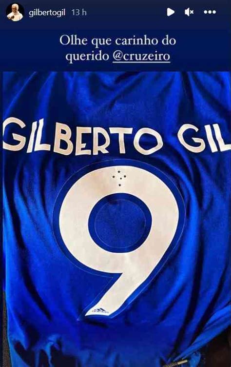 Gilberto Gil Ganha Camisa Do Cruzeiro Meu Clube Em Mg Superesportes