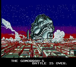 Ending For Uchuu Senkan Gomora Mega Drive