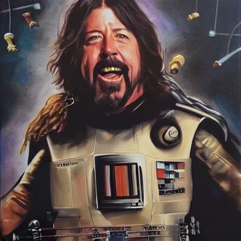 Wookie Dave Grohl Flying Millenium Falcon Hans Solo Stable