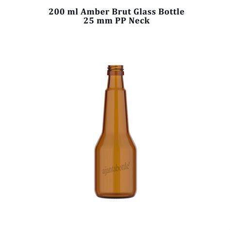 Pharma Amber Glass Bottle 200 Ml Brut At Rs 10 6 Piece Pharmaceutical