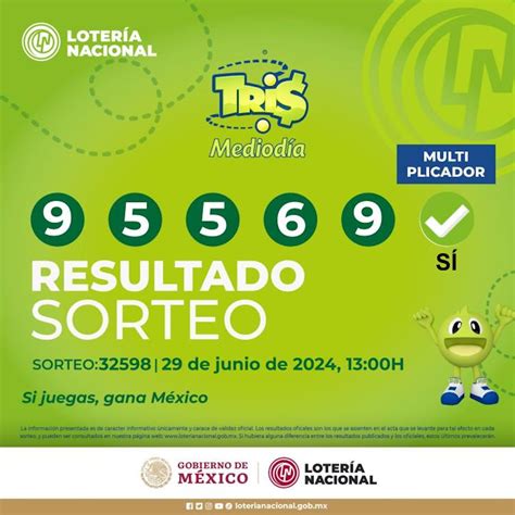 Resultados Sorteo Tris Números Ganadores Del 29 De Junio