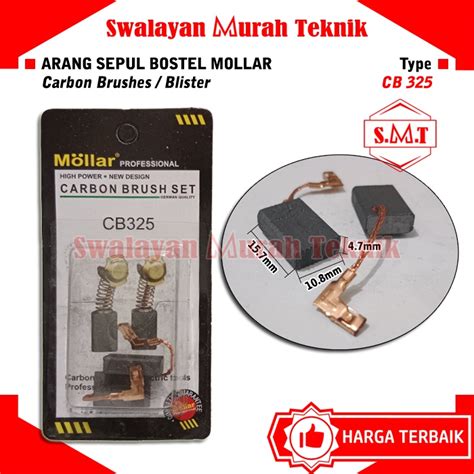 Jual Mollar Carbon Brush Cb Arang Sepul Bostel Mesin Gerinda