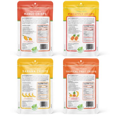 Natures Turn Freeze Dried Fruit Snacks Tropical Fruit Variety Pack