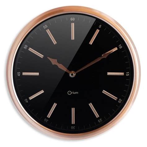 Horloge Murale Orium Cm Cadran Noir Mouvement Quartz